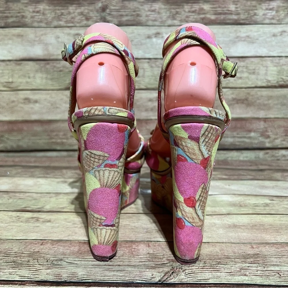Charolette Olympia Ice Cream Wedge Heels